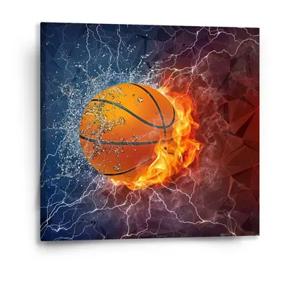 Obraz Basketbalový míč - 50x50 cm