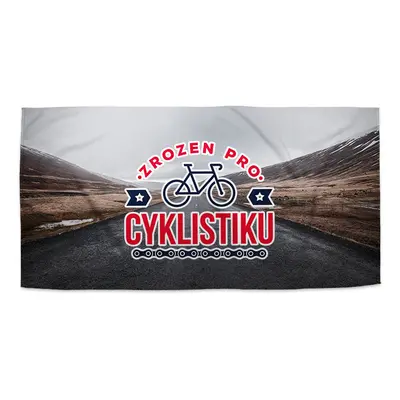 Ručník Zrozen pro cyklistiku - 30x50 cm