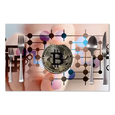 Prostírání Bitcoin: 40x30cm