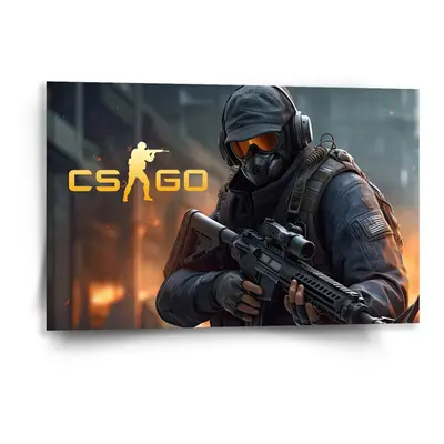 Obraz CS:GO Voják 2 - 60x40 cm