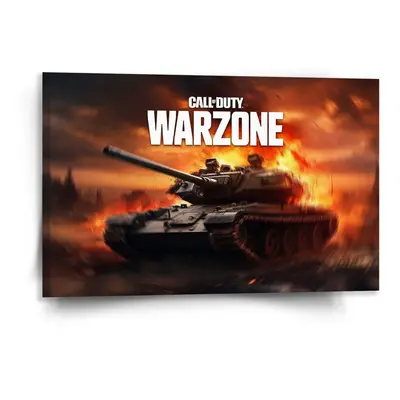 Obraz Call of Duty Warzone - tank - 120x80 cm