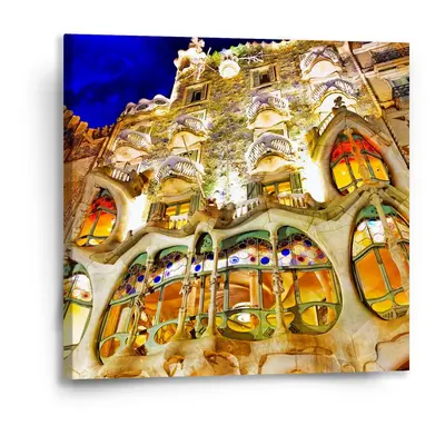 Obraz Barcelona Gaudi Casa Batllo 1 - 50x50 cm