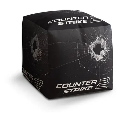 Taburet Cube Counter Strike 2 Průstřel: 40x40x40 cm