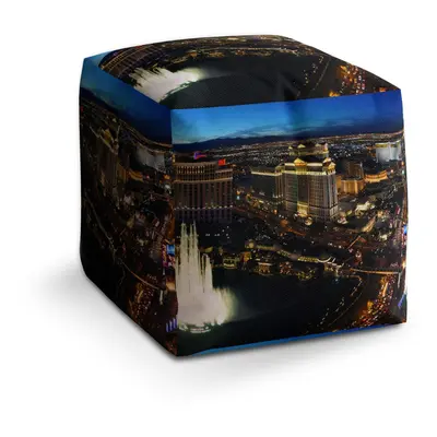 Taburet Cube Las Vegas: 40x40x40 cm