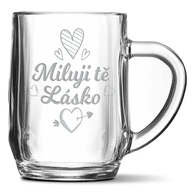 Půllitr Miluji tě, lásko: 0,5