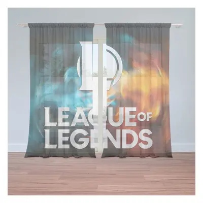 Záclony League of Legends Glow: 2ks 150x250cm