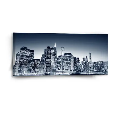 Obraz Noční New York - 110x50 cm