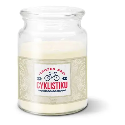 Svíčka Zrozen pro cyklistiku - 500 g