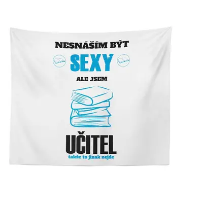 Deka Nesnáším být sexy, ale jsem učitel: 150x120 cm