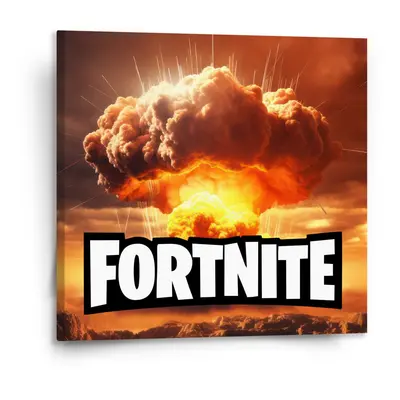 Obraz FORTNITE Exploze - 110x110 cm