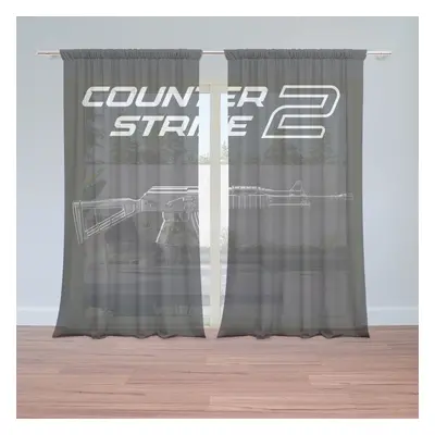 Záclony Counter Strike 2 AK: 2ks 150x250cm