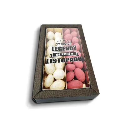 Mandle v čokoládě Ty pravé legendy se rodí v listopadu - 2x 80g