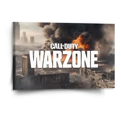 Obraz Call of Duty Warzone - město - 120x80 cm