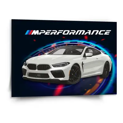 Obraz MPERFORMANCE Tachometr - 150x110 cm