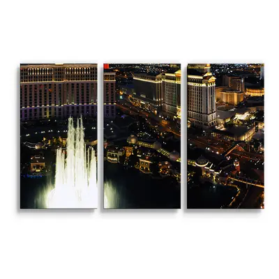 Obraz - 3-dílný Las Vegas - 120x80 cm