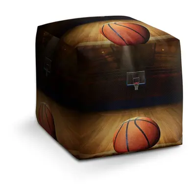 Taburet Cube Basketball: 40x40x40 cm