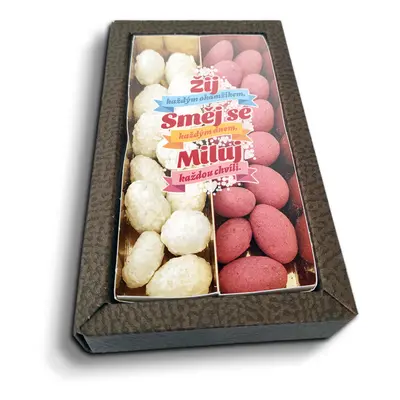 Mandle v čokoládě Žij, Směj se, Miluj - 2x 80g