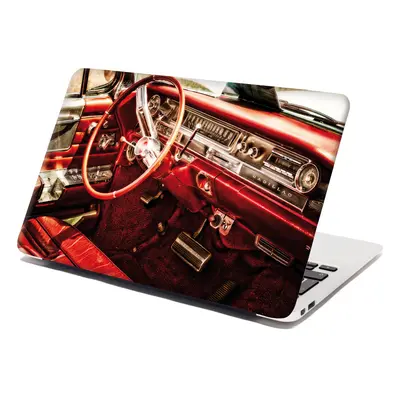 Samolepka na notebook Interiér automobilu - 38x26 cm