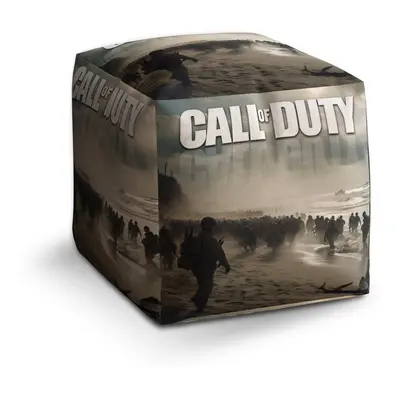 Taburet Cube Call of Duty Normandie: 40x40x40 cm