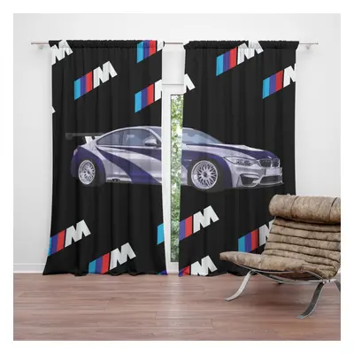 Závěs MPERFORMANCE sportovní auto: 2ks 140x250cm