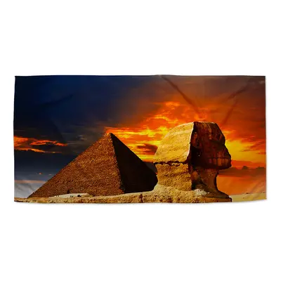 Ručník Pyramidy - 50x100 cm