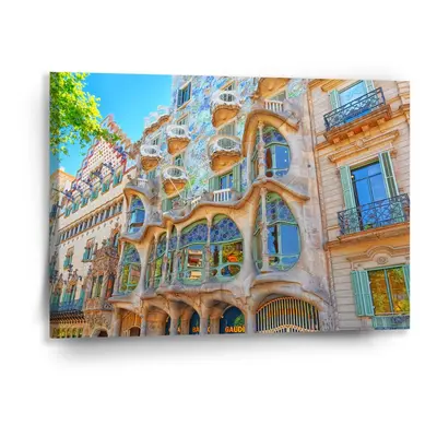 Obraz Barcelona Gaudi Casa Batllo 2 - 90x60 cm