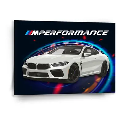 Obraz MPERFORMANCE Tachometr - 90x60 cm