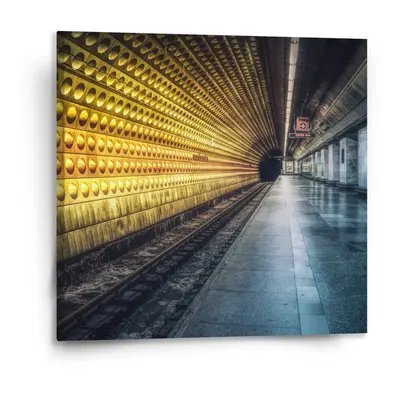 Obraz Pražské metro - 110x110 cm