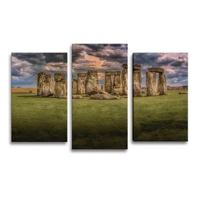 Obraz - 3-dílný Stonehenge - 75x50 cm