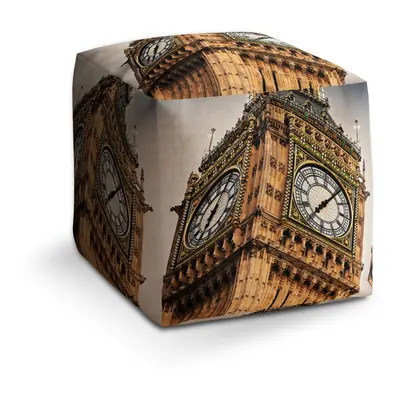 Taburet Cube Clock tower: 40x40x40 cm