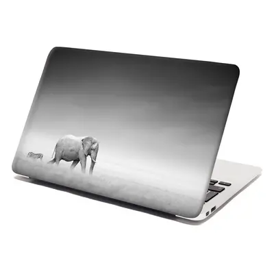 Samolepka na notebook Slon a zebra - 38x26 cm