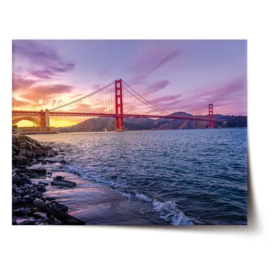 Plakát Golden Gate 5 - 90x60 cm