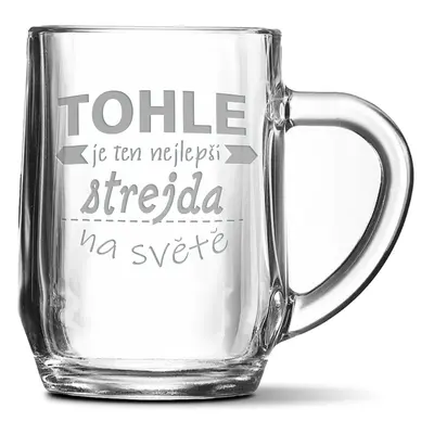 Půllitr Tohle je ten nejlepší strejda na světě: 0,5