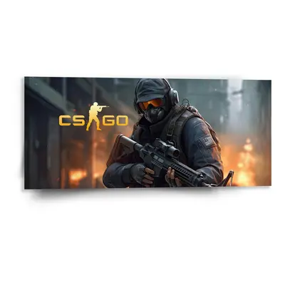 Obraz CS:GO Voják 2 - 110x50 cm