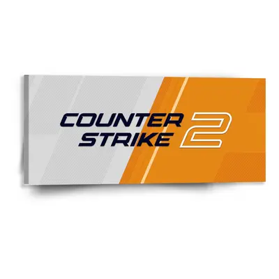 Obraz Counter Strike 2 Oranžová - 110x50 cm