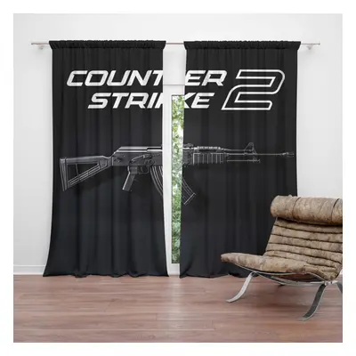 Závěs Counter Strike 2 AK: 2ks 140x250cm