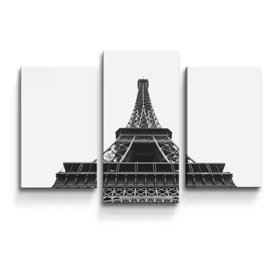 Obraz - 3-dílný Eiffel Tower 4 - 75x50 cm