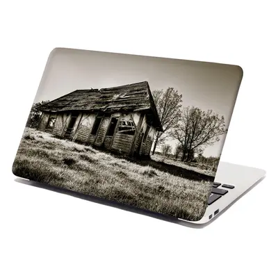 Samolepka na notebook Starý dům - 38x26 cm