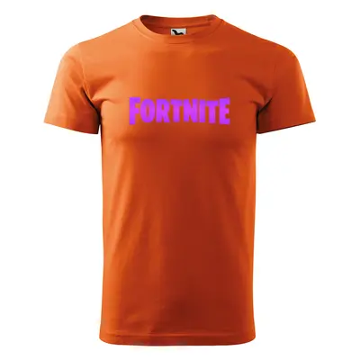 Tričko s potiskem Fortnite Pink - oranžové 2XL