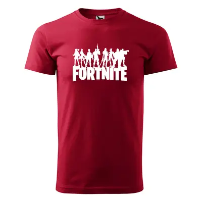 Tričko s potiskem Fortnite Team 2 - červené S