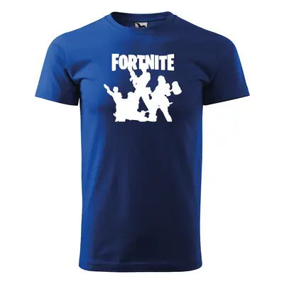 Tričko s potiskem Fortnite Team - modré 3XL