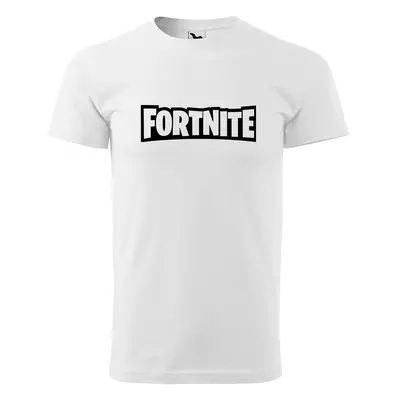 Tričko s potiskem Fortnite - bílé 5XL