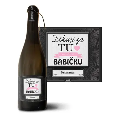 Prosecco Děkuji za tu nejlepší babičku: 0,75 l