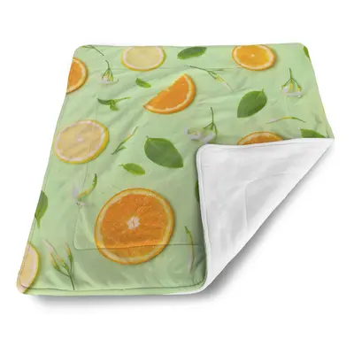 Deka pro miminko Citrus a květ - 90x120 cm