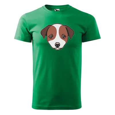 Tričko s potiskem pro milovníky psů Jack Russell teriér - zelené 2XL