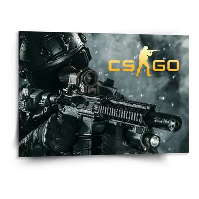 Obraz CS:GO Voják 1 - 150x110 cm