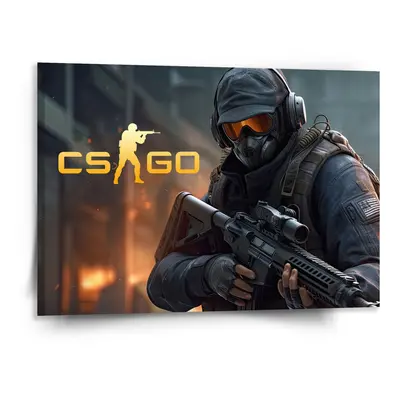 Obraz CS:GO Voják 2 - 150x110 cm