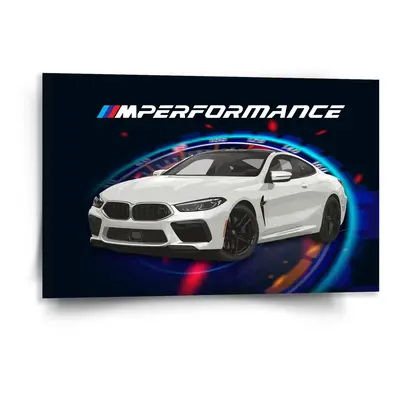 Obraz MPERFORMANCE Tachometr - 120x80 cm