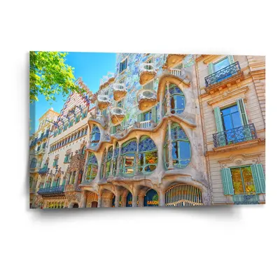 Obraz Barcelona Gaudi Casa Batllo 2 - 120x80 cm