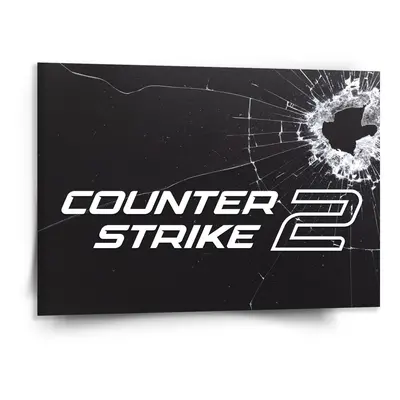 Obraz Counter Strike 2 Průstřel - 150x110 cm